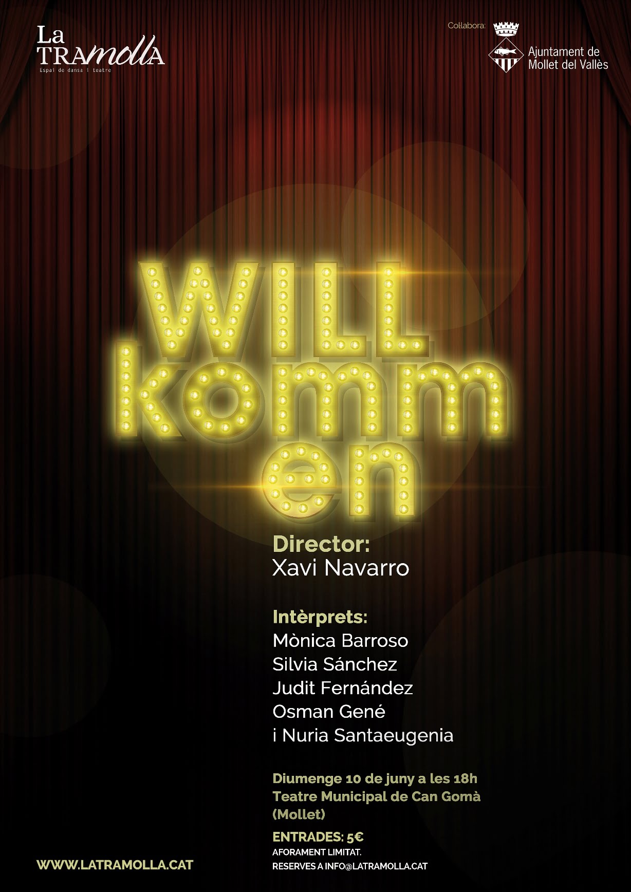 El grup de teatre musical de La Tramolla estrena “Willkommen” aquest diumenge a Can Gomà