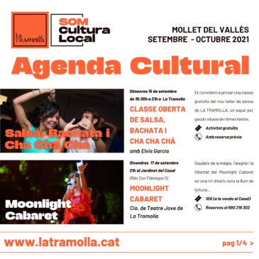 Agenda Cultural – Setembre/Octubre 2021