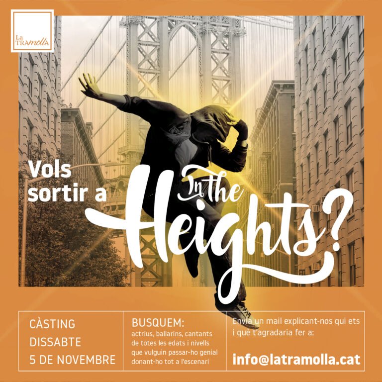 La Tramolla convoca un càsting per trobar els protagonistes de la seva propera producció de teatre musical: “In the Heights”